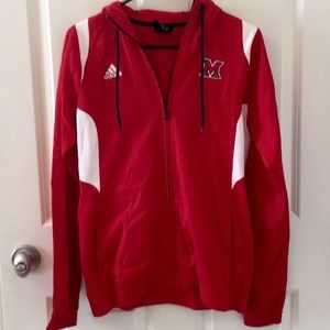 Adidas Miami of Ohio zip up